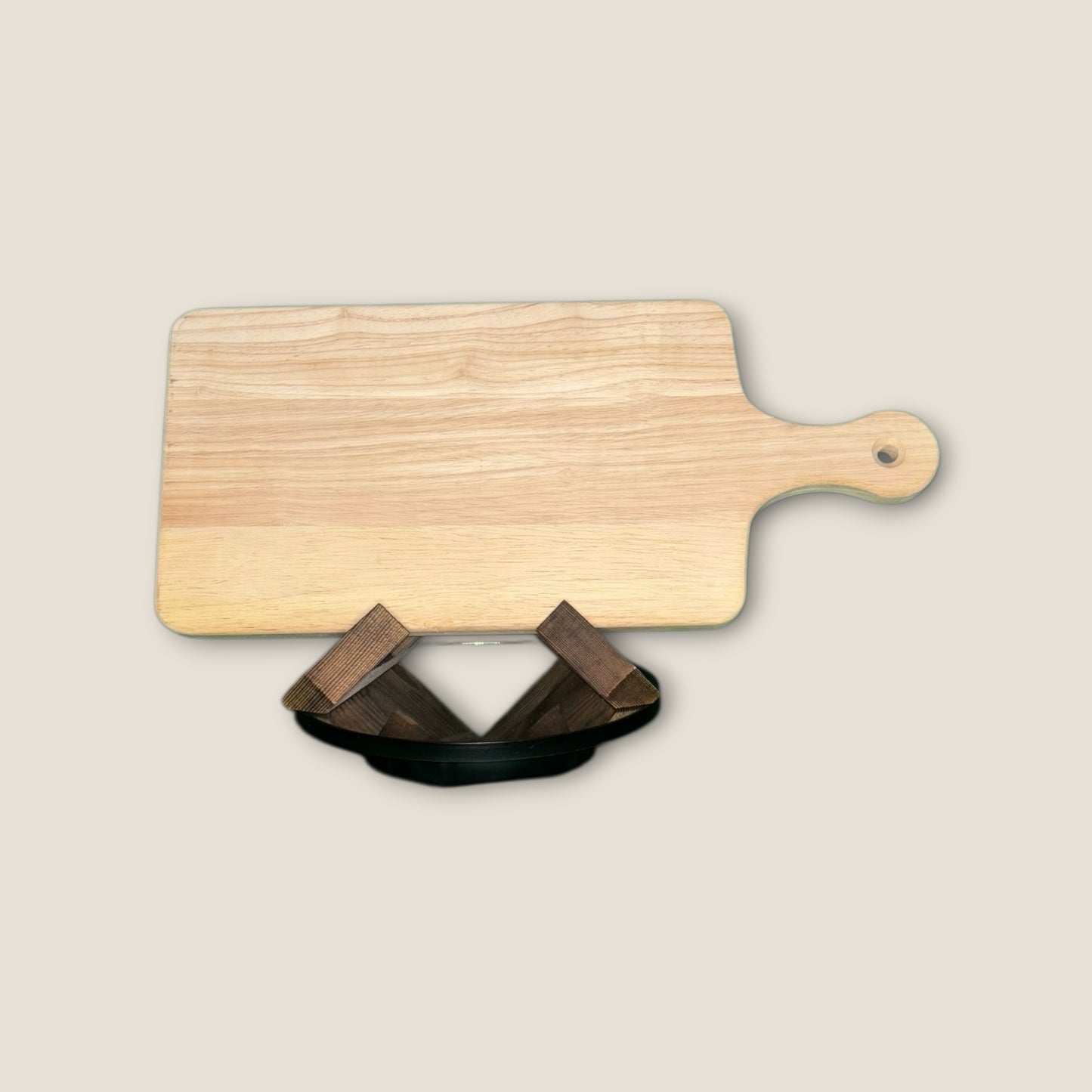 Large Wood Cutting Board – 8×13 in (18 in w/ handle)