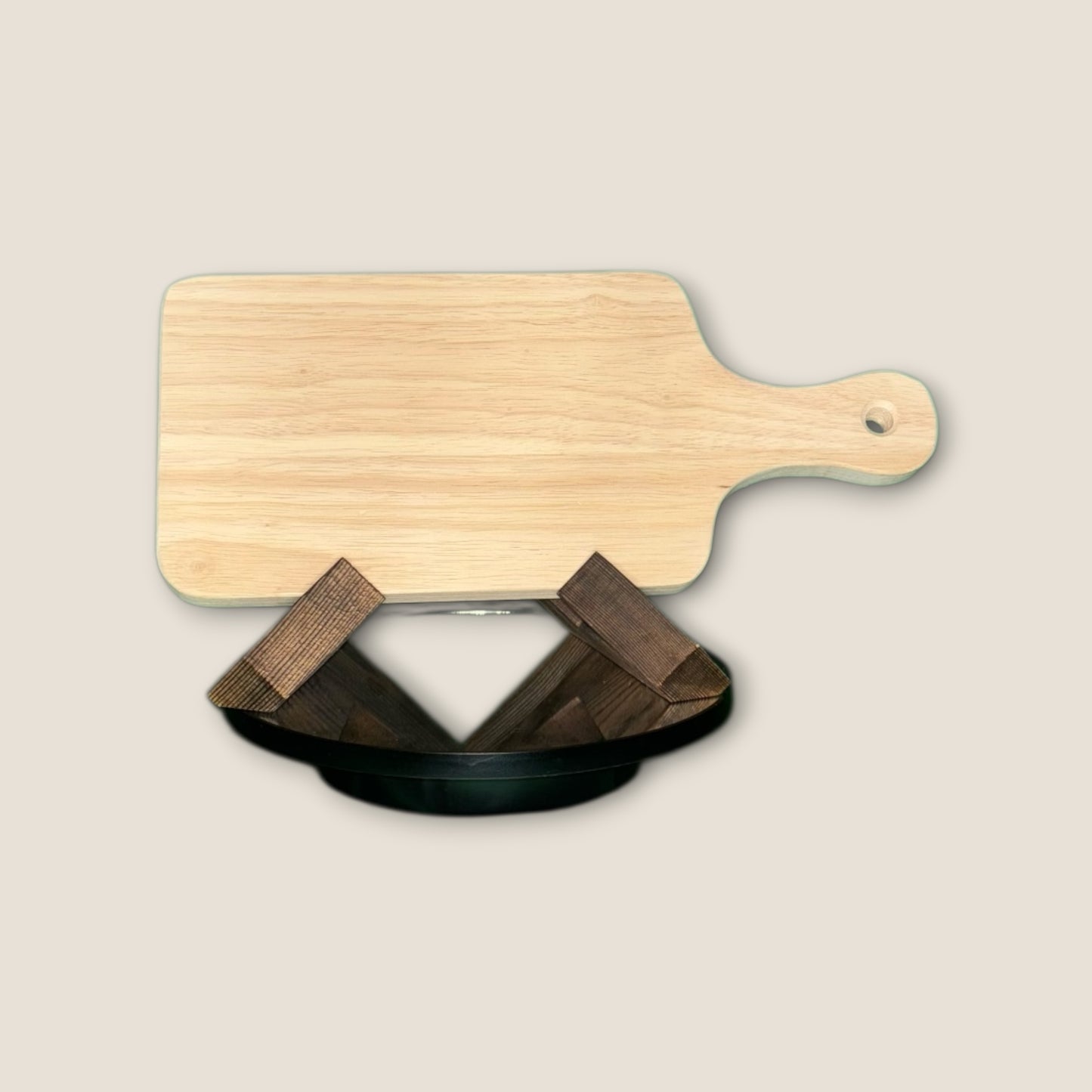 Small Wood Cutting Board – 5.5×9 in (13 in w/ handle)